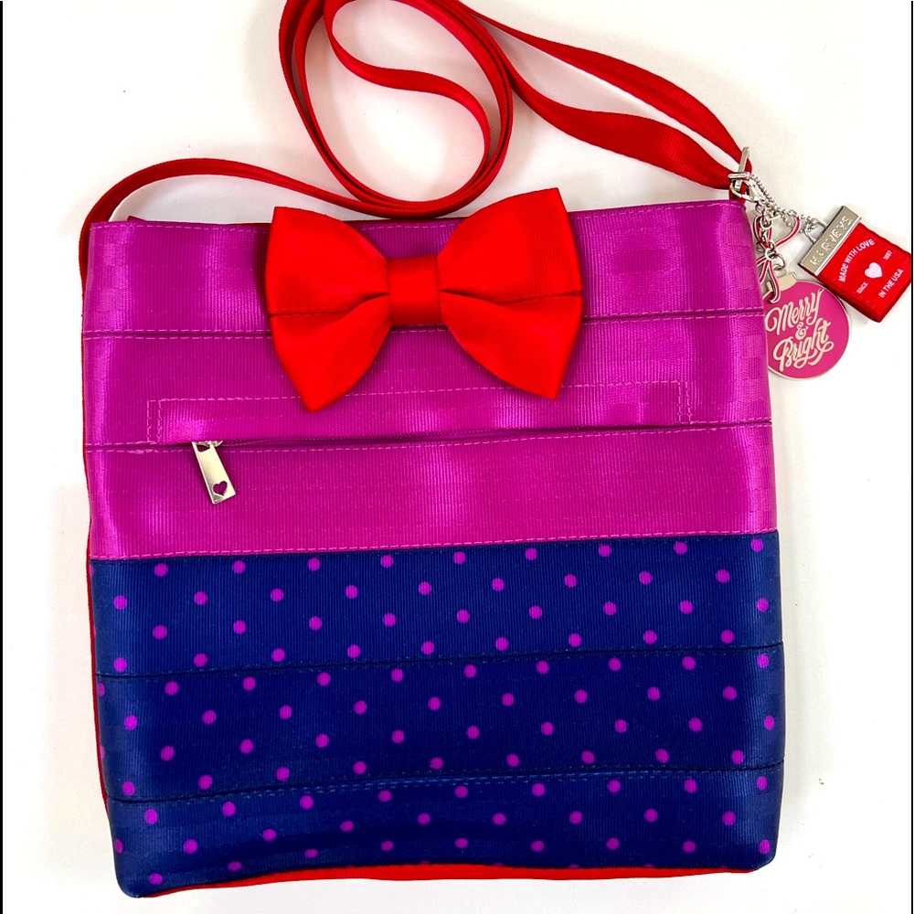 HARVEY’S MERRY AND BRIGHT CROSSBODY LIKE NEW USED CONDITION/NEVER USED
